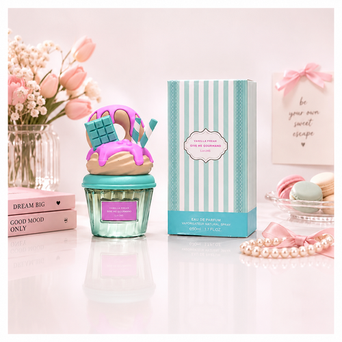 عطر ادکلن لطافه گیو می گورماند مدل (وانیلا فریک) حجم ۵۰ میل